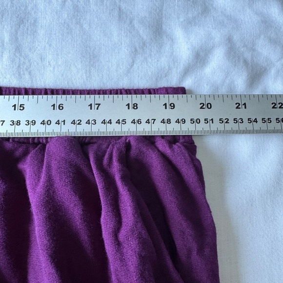 Emerald Women's Pull On Casual Sweatpants Elastic Waist Lightweight Purple 3X - Picture 8 of 12